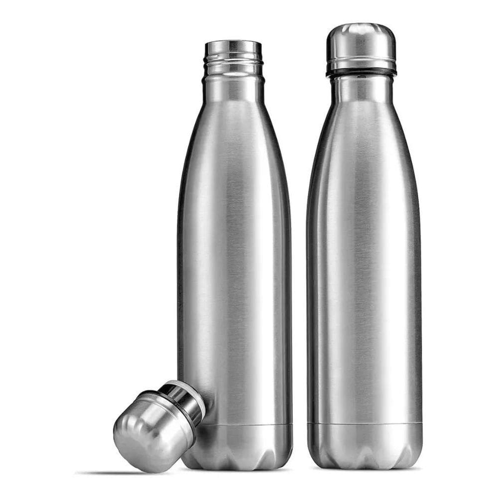 10X Garrafa Térmica Inox 1 Litro Térmica De Aço Inox Mantém