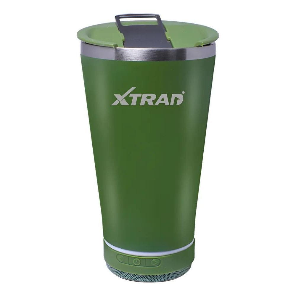 Copo Térmico Com Caixa De Som Alto Bluetooth Verde