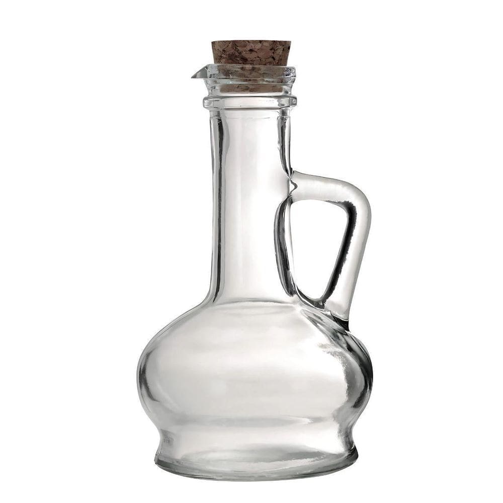 Galheteiro Vidro 230Ml Transparente Tampa Rolha Yangzi Tuut