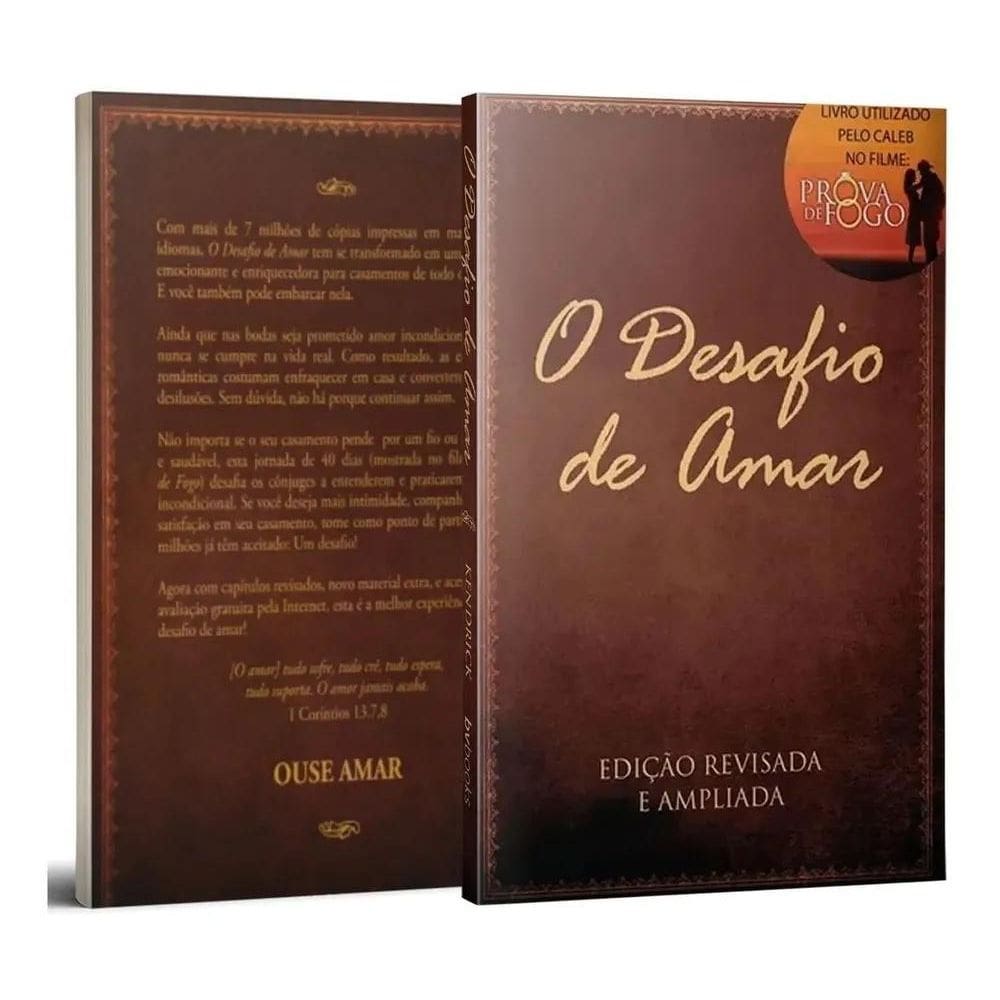 O Desafio De Amar, De Alex Kendrick. Editora Bvbooks, Capa M