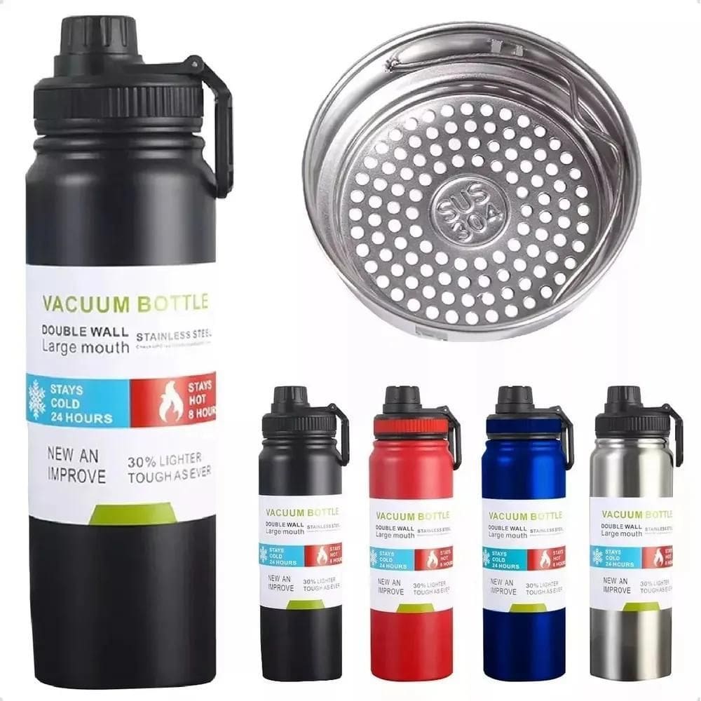 Garrafa Térmica 800Ml Espacial Quente Frio Com Isolamento