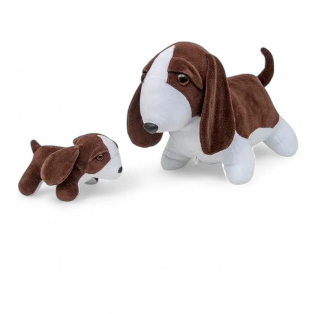 Beagle com 1 Filhote Pelúcia