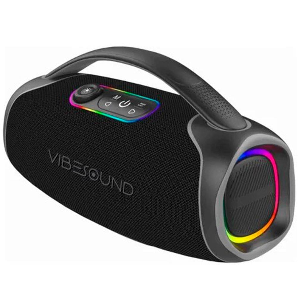 Caixa de Som Bazuka 100W Rms Amplificada Portátil Bluetooth Prova D´agua Vibe Sound Vs010 V4 Bazooka