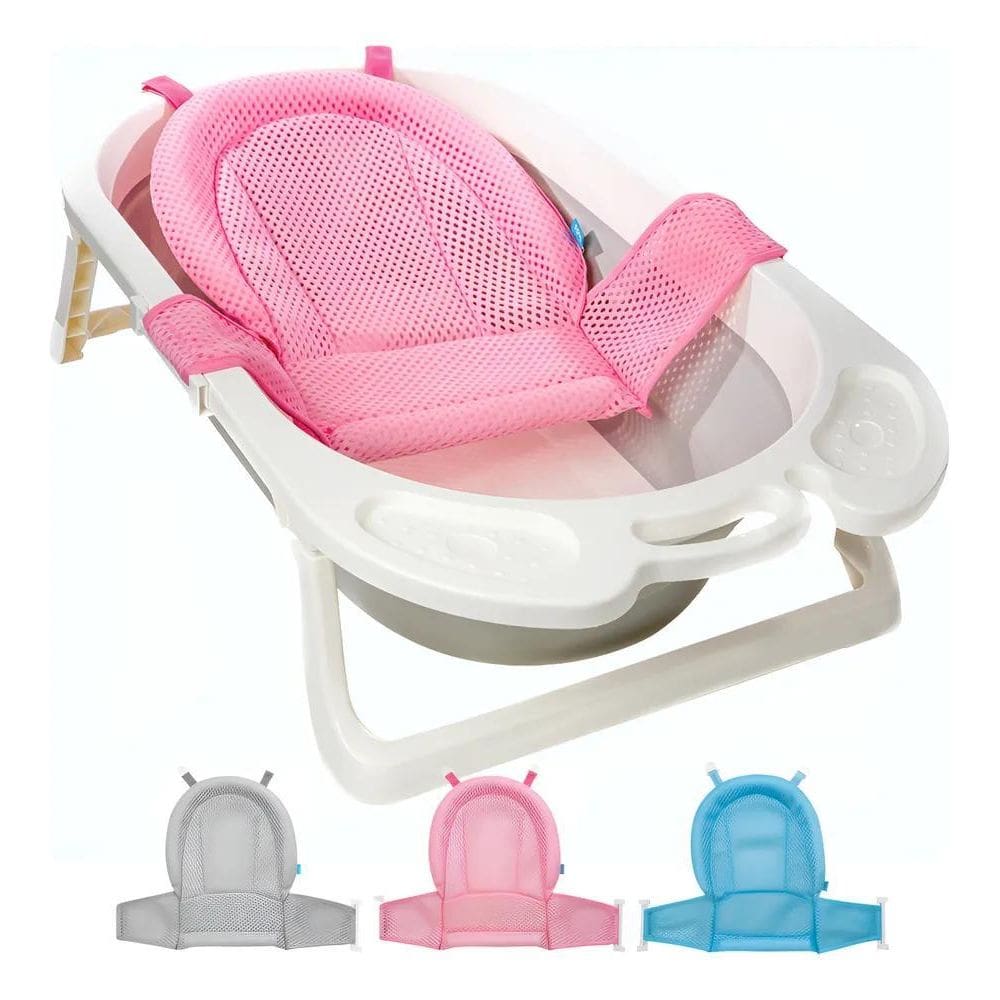 Rede De Proteção Buba Redutor Banheira Bebê Apoio Segura Ros