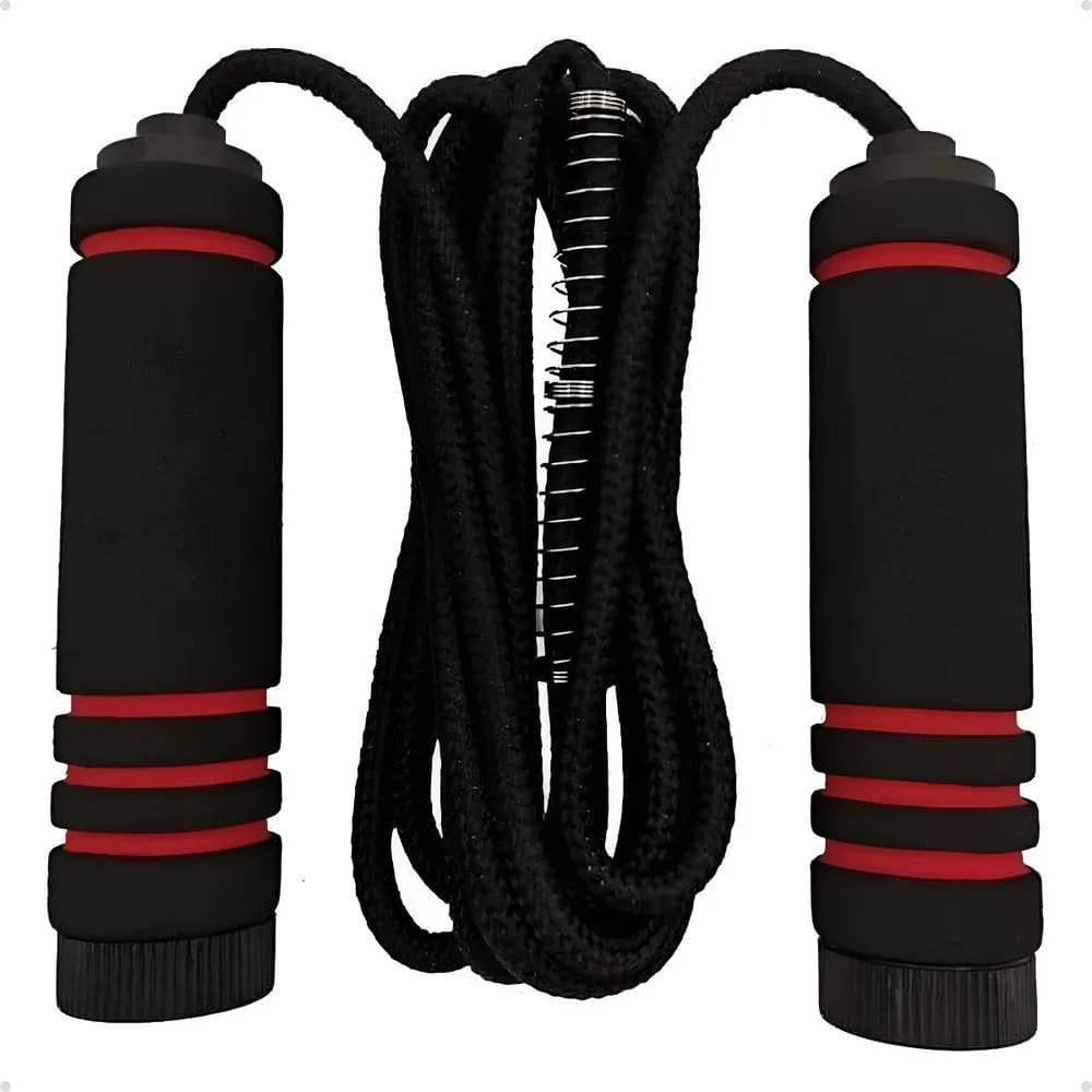 Corda De Pular Cross Ajustável Speed R Vermelho