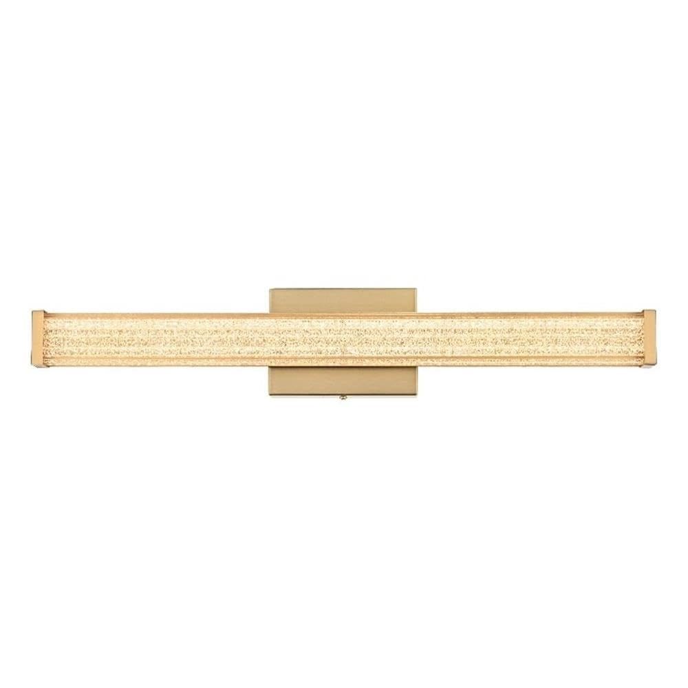 Arandela de parede LED Living District Jaxx 61 cm em ouro acetinado