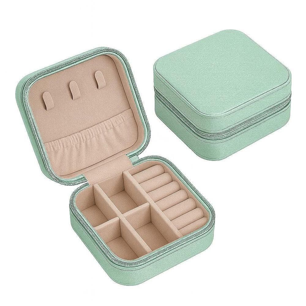 Mini Porta-jóias Em Couro Sintético Rosa Pink