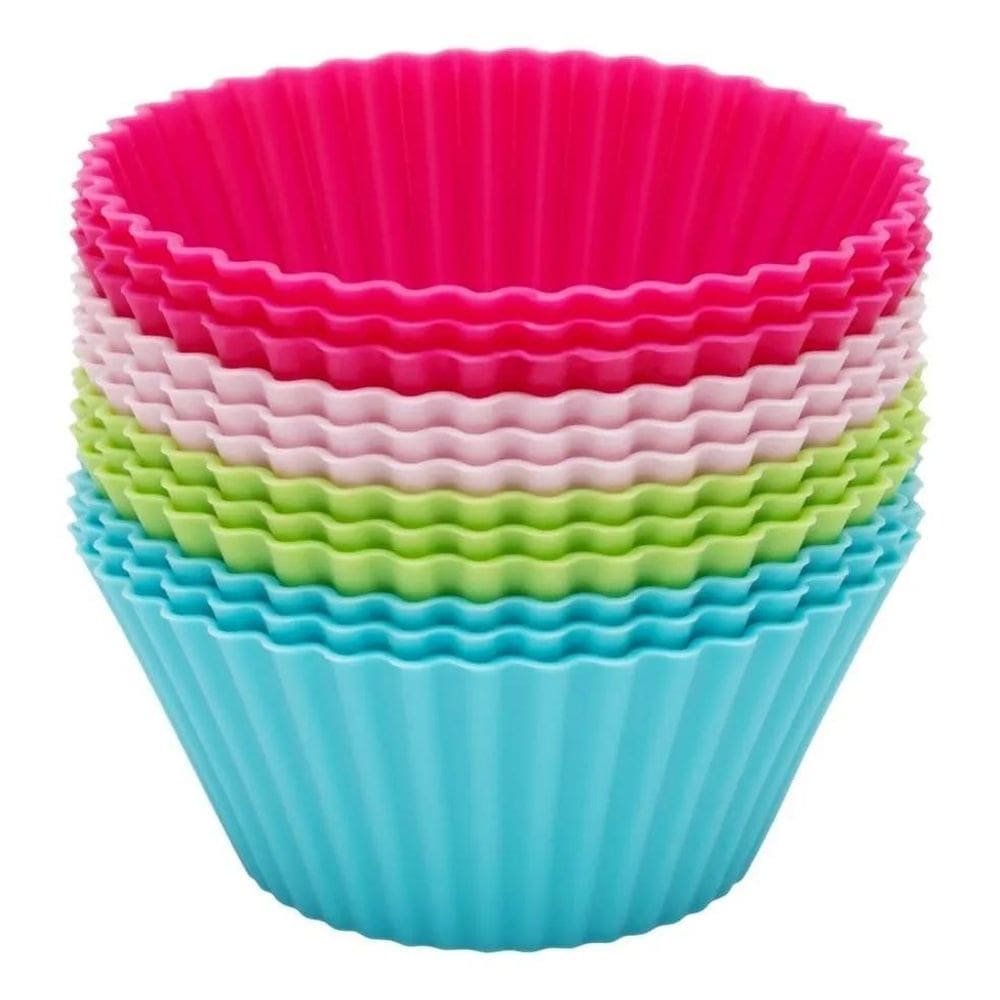 3X Jogo De Formas Para Muffins Redondo 12 Mimo Style