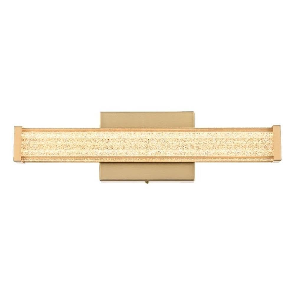 Arandela de parede LED Living District Jaxx 16” Satin Gold
