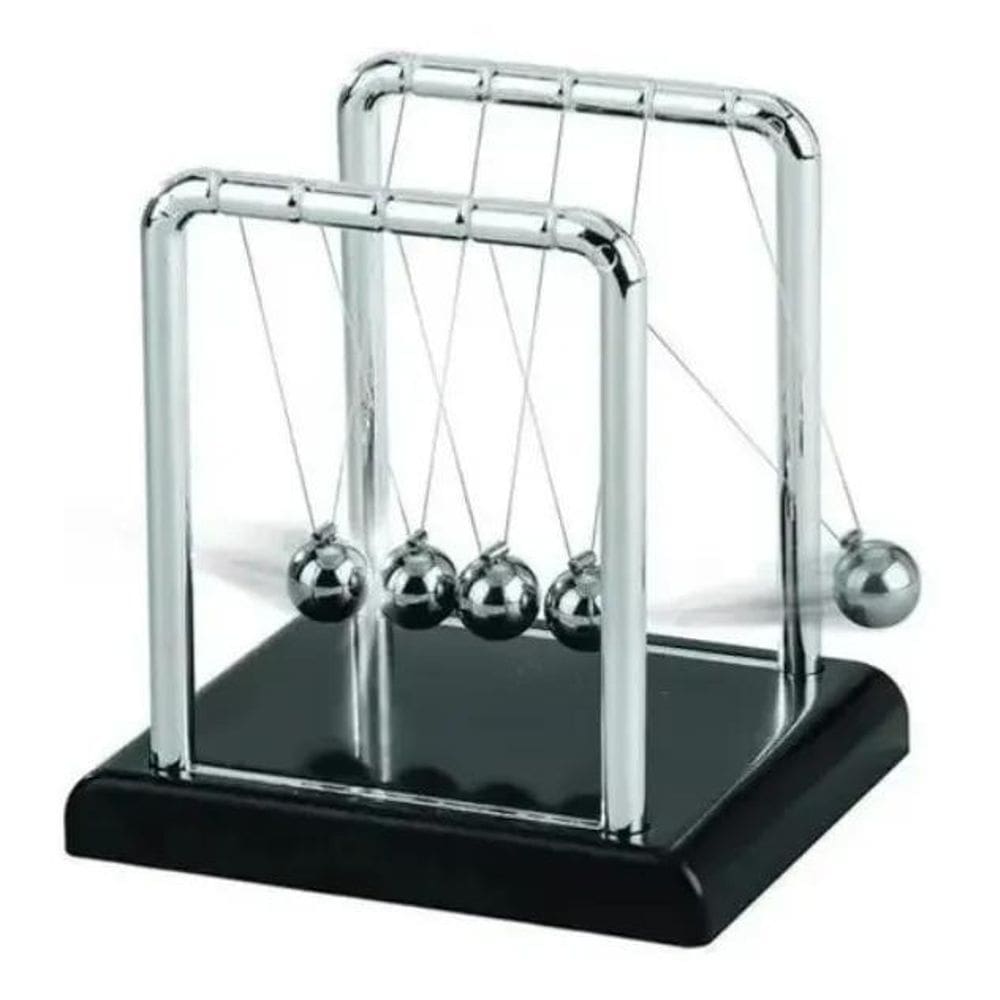 2X Pêndulo De Newton Enfeite Decoração Luxo Escritório Grand