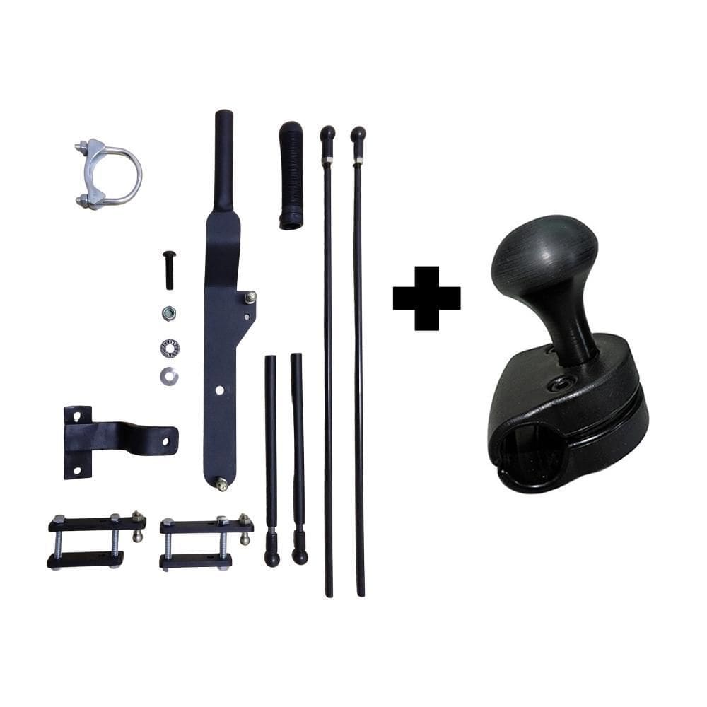 Acelerador E Freio Manual + Pomo Giratório Removível