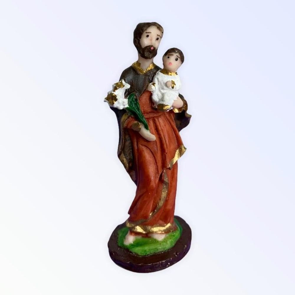 Escolha O Seu Santo Católico Em Resina 8 Cm