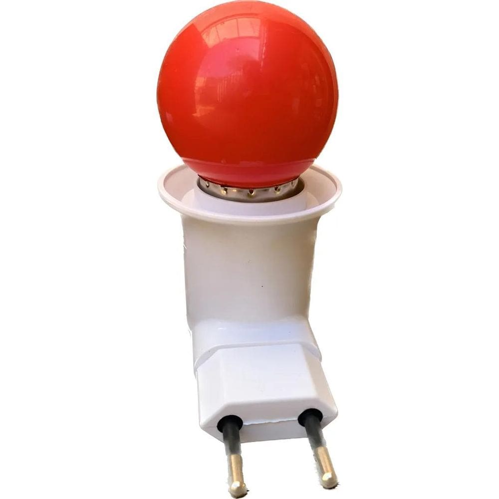 Luz Noturna Bebe Liga/Desliga Cor Lampada Vermelha Vermelho