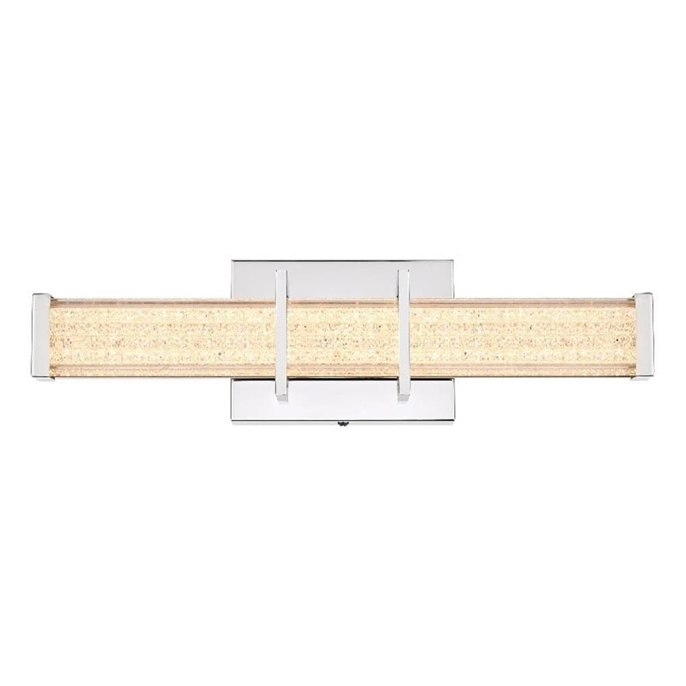 Arandela de parede LED Living District Ivaan de 16” cromada