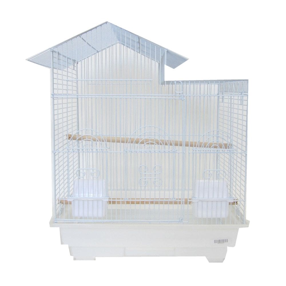Gaiola para pássaros YML 46x36 cm Small Villa Top White