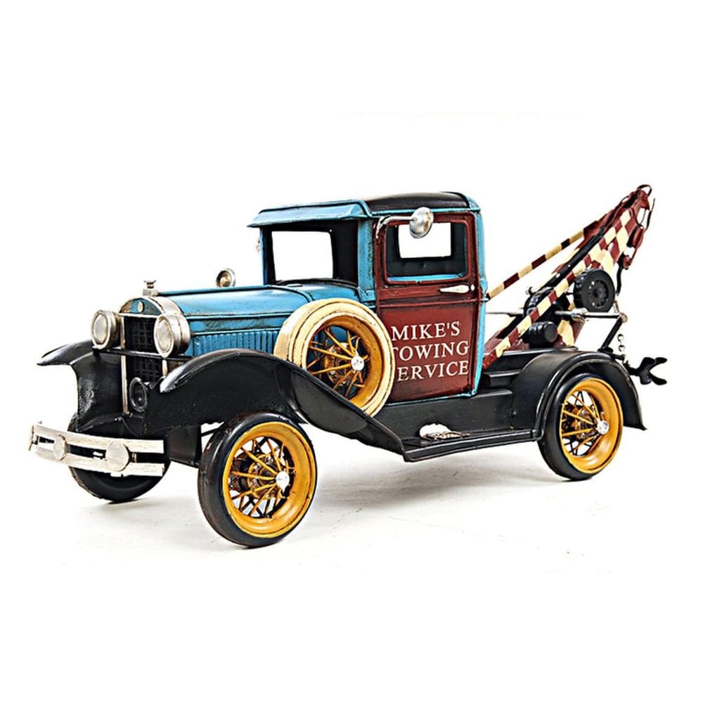 Modelo de caminhão Old Modern Handicrafts 1931 Ford Tow 43x15x15cm