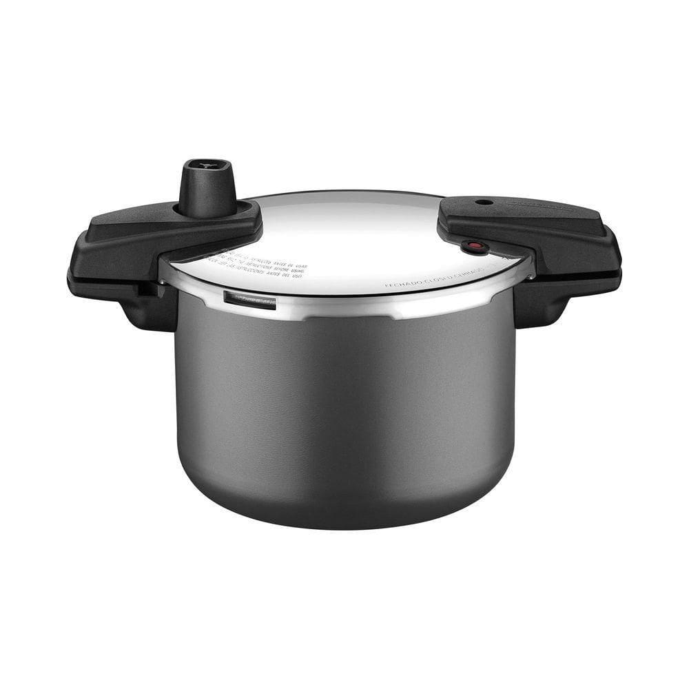 Panela De Pressão Tramontina Arizona Induction Antiaderente Starflon Max Titânio 20 Cm 4,5 L Tramontina