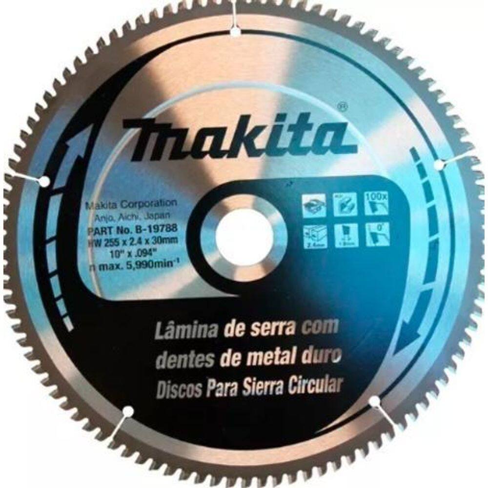 Disco De Serra Makita B-19788 Aluminio