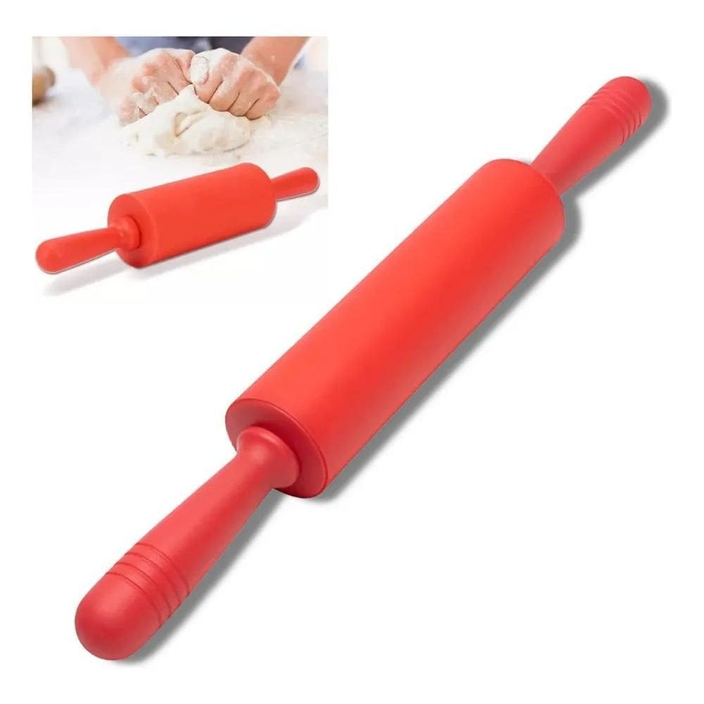 Rolo De Massa Pastel Macarrão Pizza Silicone Antiaderente Co