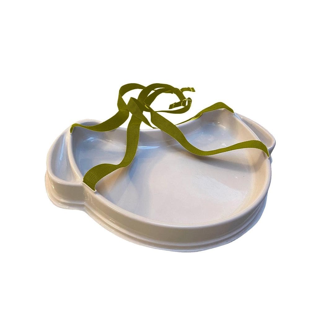 Bandeja Degustação Meia Lua Com Alça Na Cor Amarela