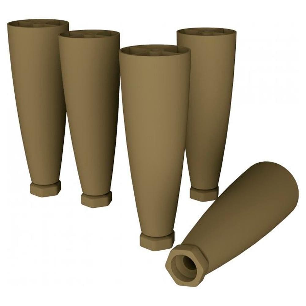 Kit 5 Pes Conico Regulaveis Para Cozinha Americana O945 Bronze Henn Bronze