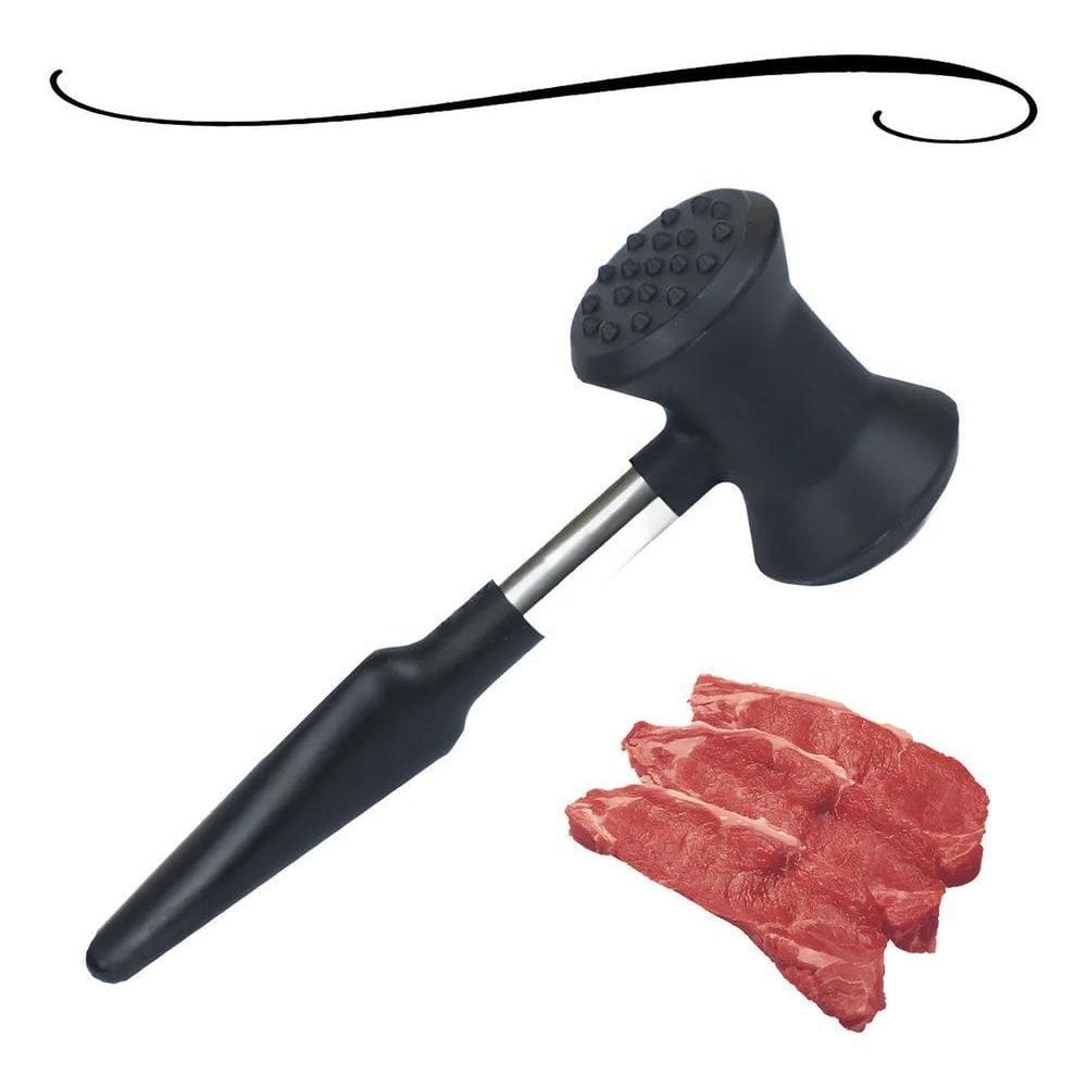 Martelo Carne Batedor Alimentos Culinário Gourmet Com Dentes