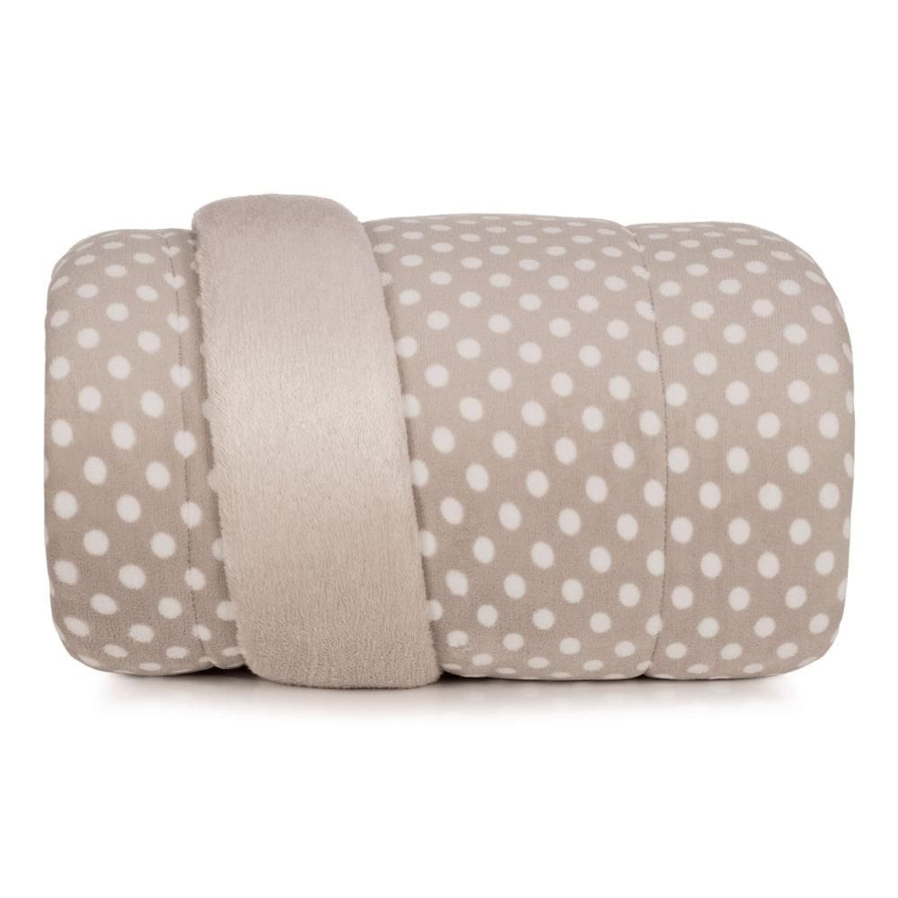 Edredom Casal Altenburg Blend Comfort Duo Maxi Poá Beige