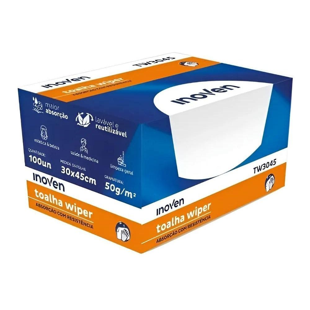 Pano Para Limpeza Inoven Pano Pano Branco 100 U Tw3045