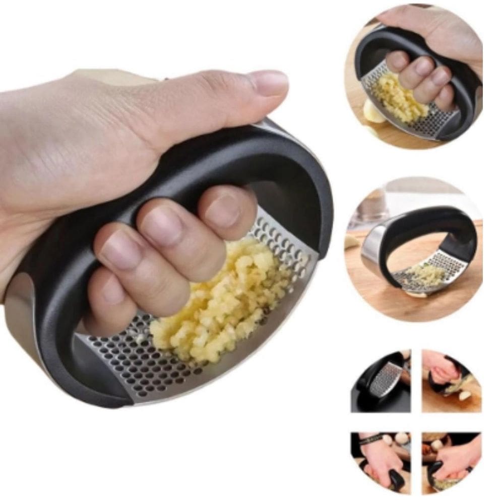 Espremedor De Alho Manual Inox Antideslizante