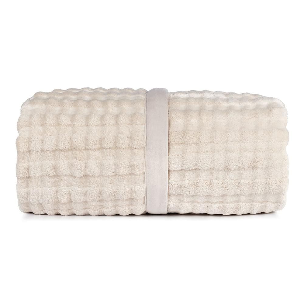 Cobertor Queen Desert  Altenburg Bege Porcelana