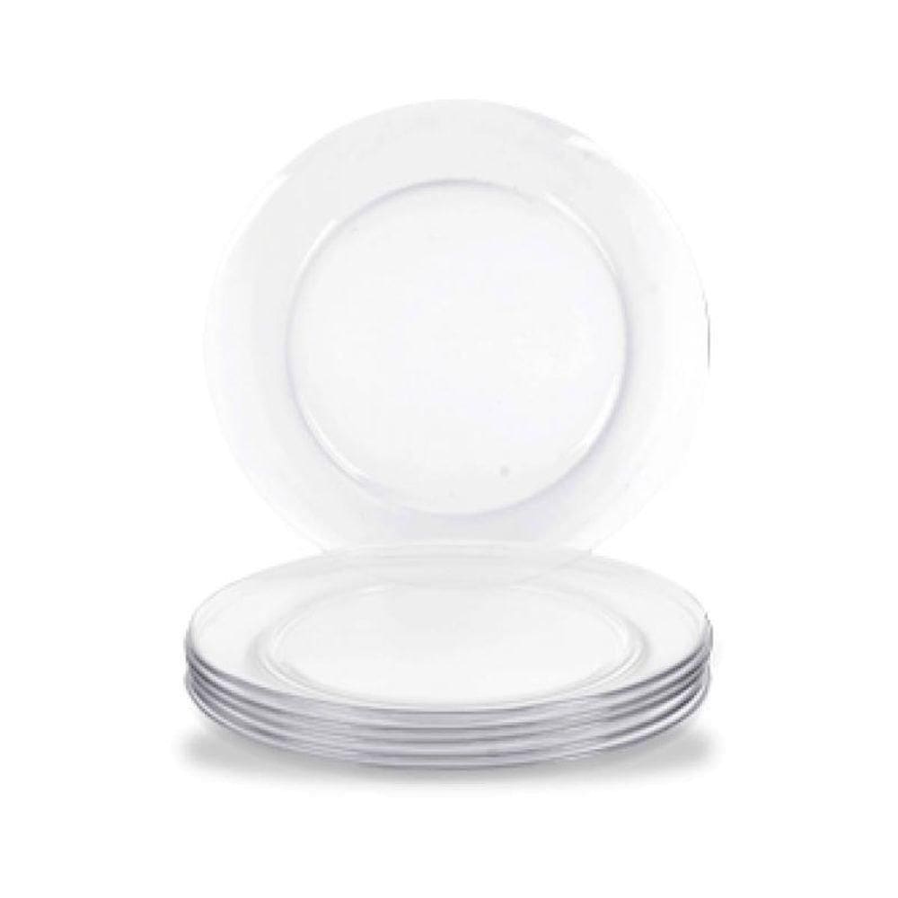 Jogo 6 Pratos Raso Gourmet Astral 26cm Marinex Santa Marina