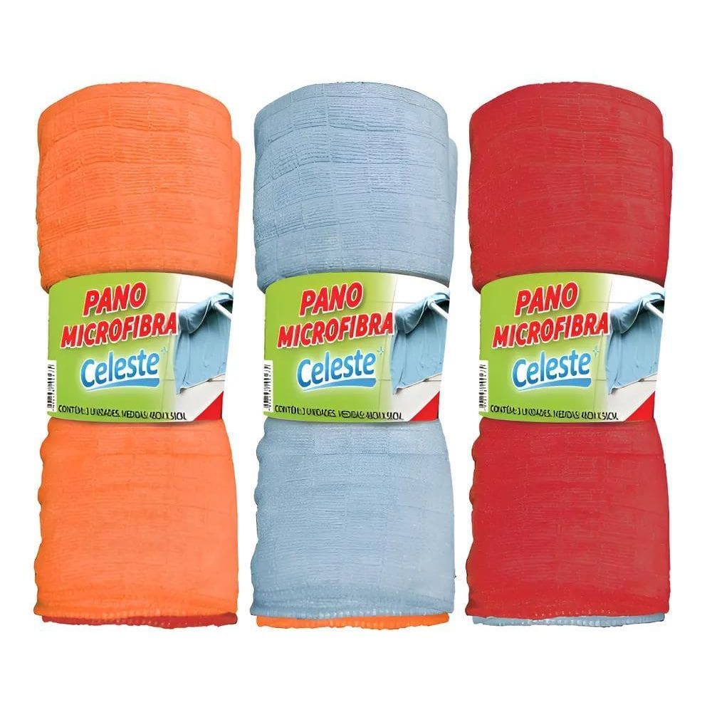 Celeste Pano De Chão De Microfibra Pano - - 3 - Uni