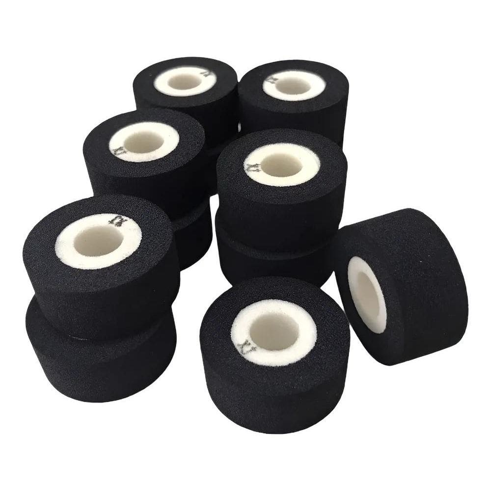 10 Rolos De Tinta Térmica/Sólida 36X16Mm Preta Hot Roll Ink