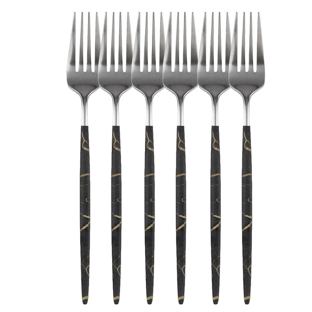 Conjunto De Talheres Inox Slim 6 Garfos