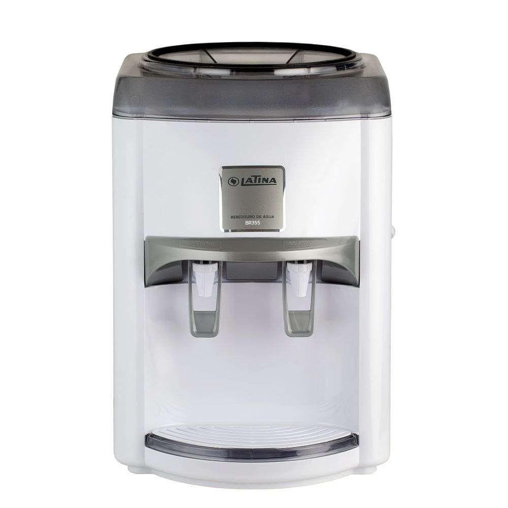 Bebedouro De Água Gelada Latina Br355 Branco E Fumê - 127V