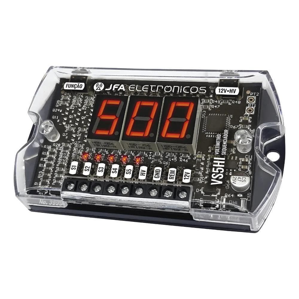 Voltímetro Sequenciador Automotivo Digital Vs5Hi Jfa