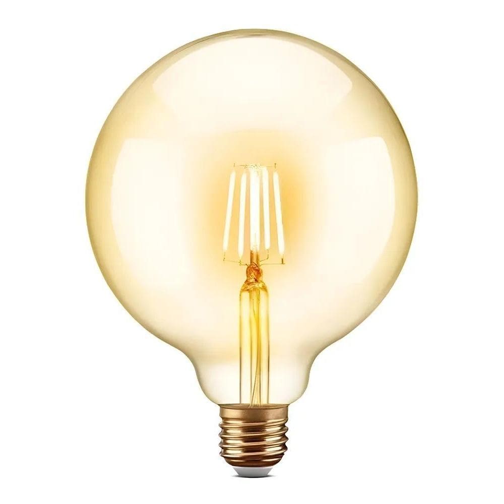 Kit 3 Lâmpada Filamento Led Galaxy Led G95 Retrô Vintage Âmb