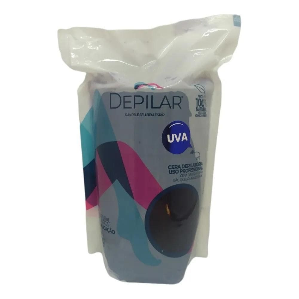 Cera Quente Depilação 100% Natural Elástica Depilar Uva 500G