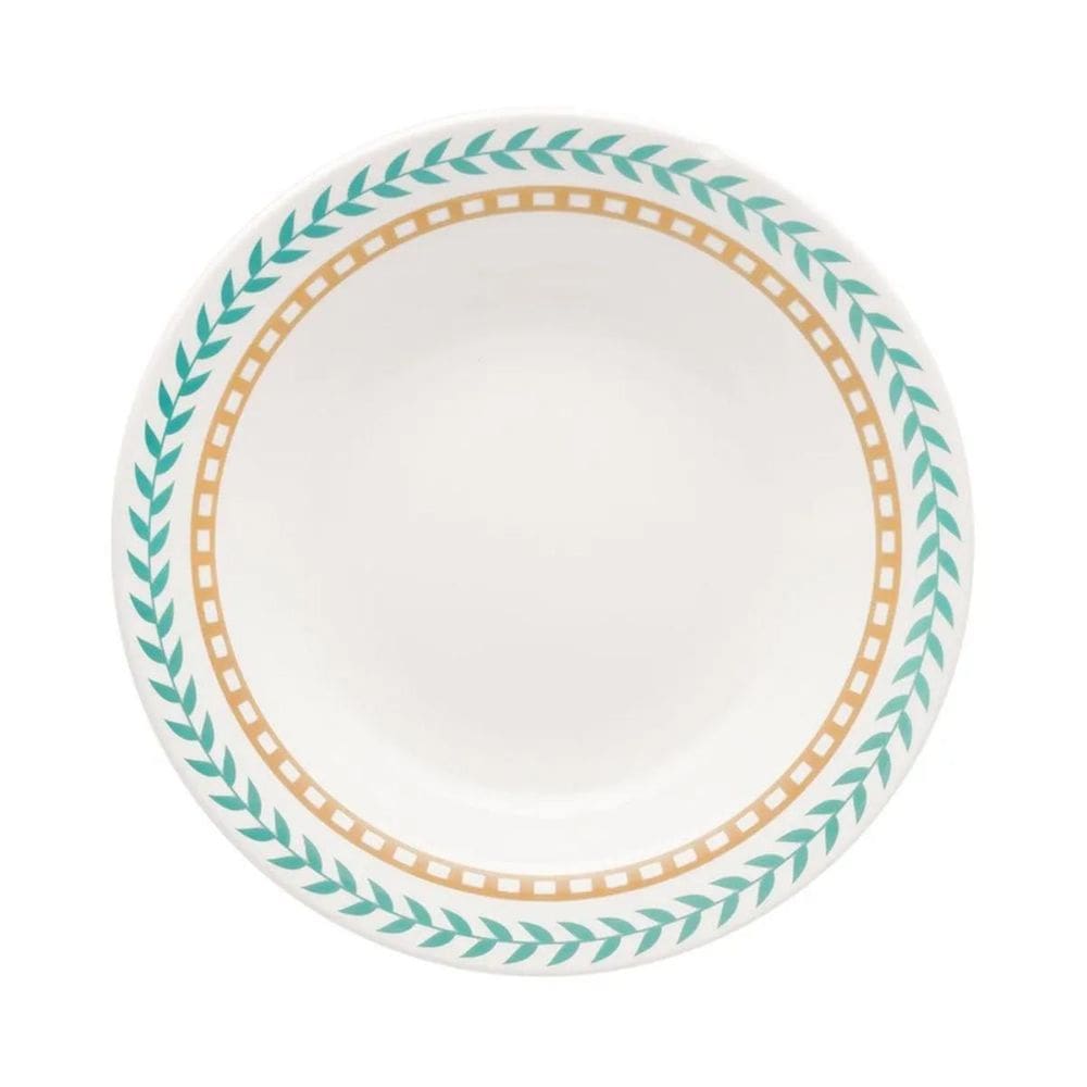 Prato Fundo Sopa Caldo Refeição 21Cm Louros Cerâmica Oxford