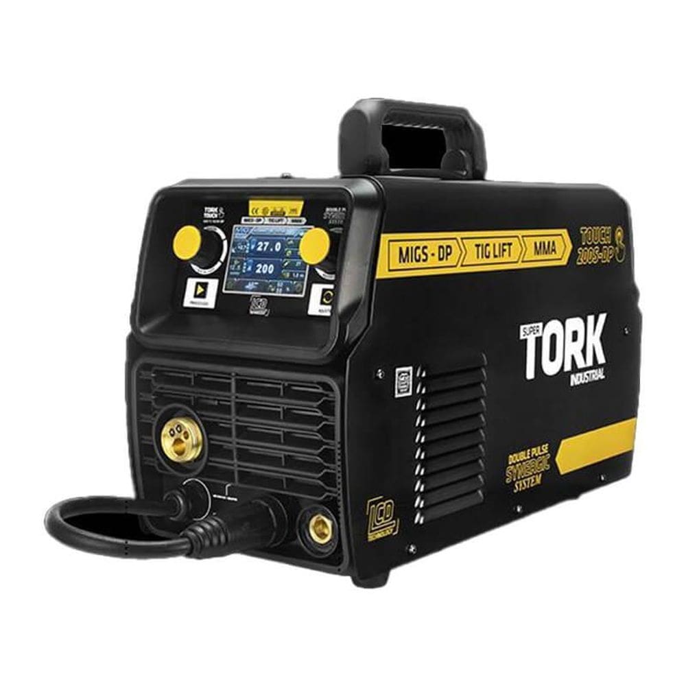 Inversor 200 Amperes Lcd  Mig/Mma/Tig  Tork 220V
