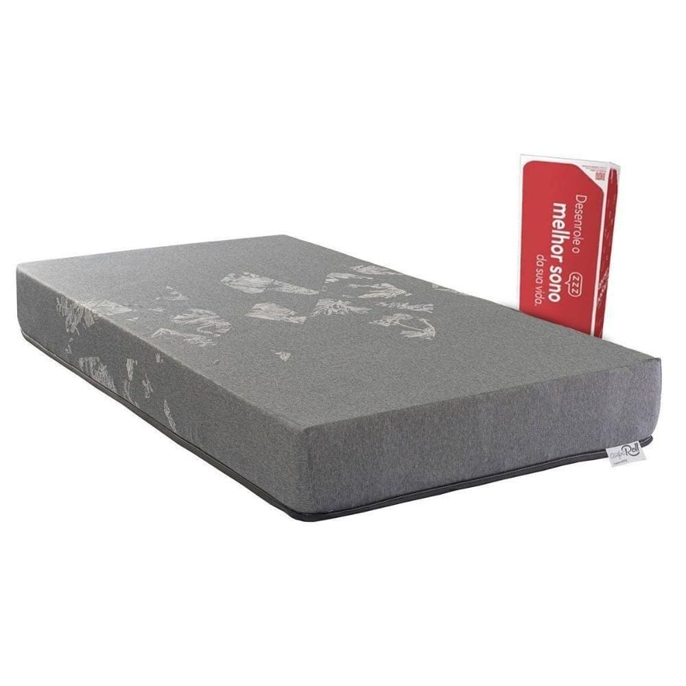 Colchão Solteiro Espuma D28 A Vácuo Gray Bed In Box (88x188x19) - Kappesberg