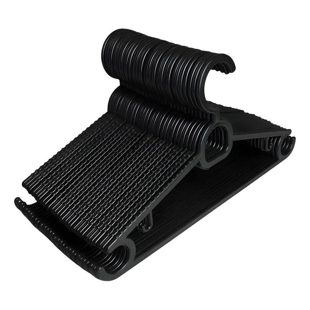 2X Cabides Pretos Para Reforçado Camisa Calça Roupas