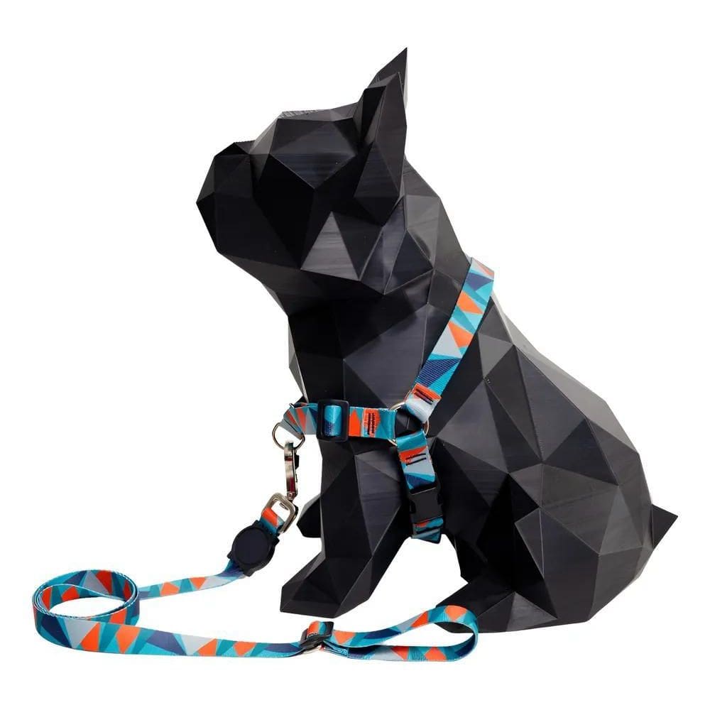 Coleira Antipuxão Easy Walk Com Guia Para Adestram Cor Quadr