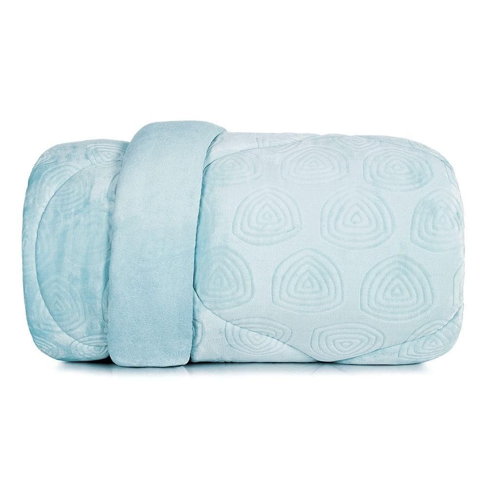 Edredom Solteiro Altenburg Blend Elegance Cloud Azul