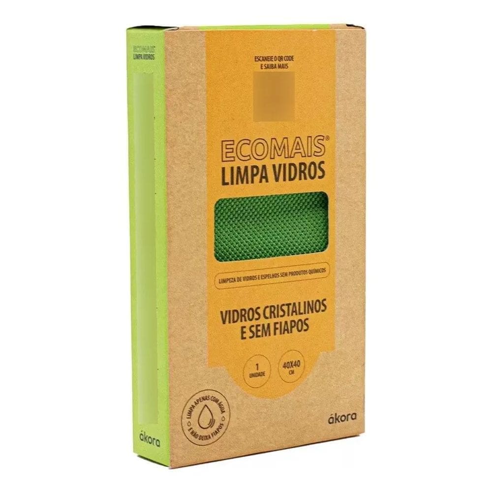 Pano De Limpeza P/Vidros Ecomais