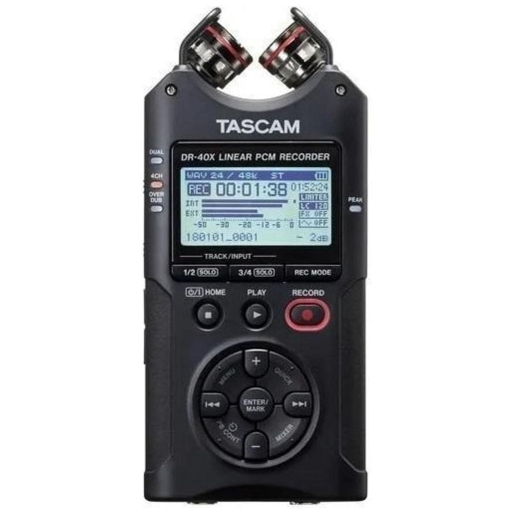 Gravador Áudio Digital Portátil Tascam Dr-40X