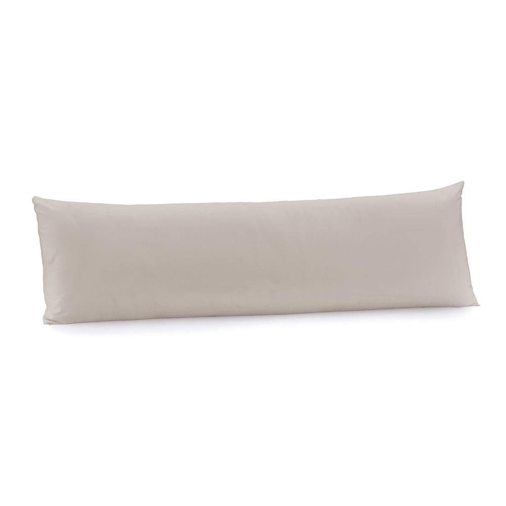 Fronha Body Pillow 40cm x 1,30m  Altenburg Algodão Lux 200 Fios  Cinza Inspiração