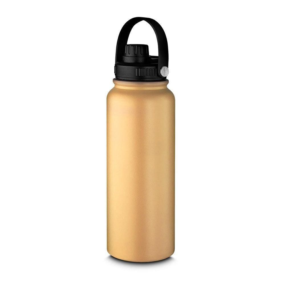Garrafa Térmica Inox Laranja 1,1l - Estilo E Praticidade Para Suas Aventuras!