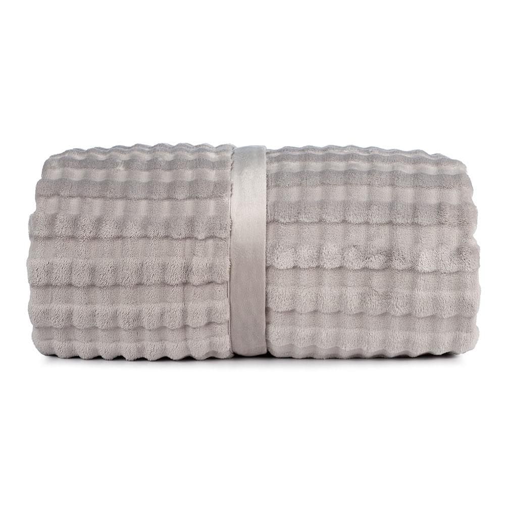 Cobertor Queen Desert Altenburg Cinza Nuvem