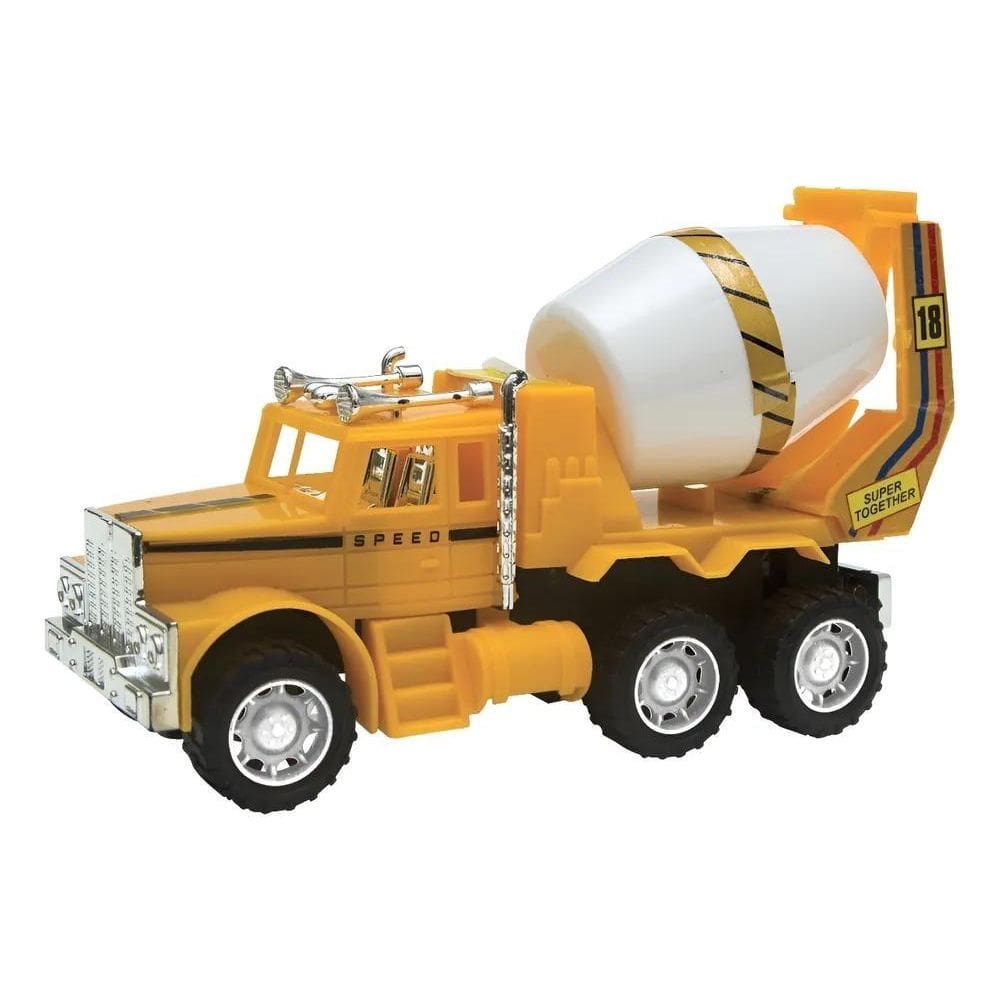 Carrinho Caminhão Fricção Trucks Articulado Pica Pa Betoneir